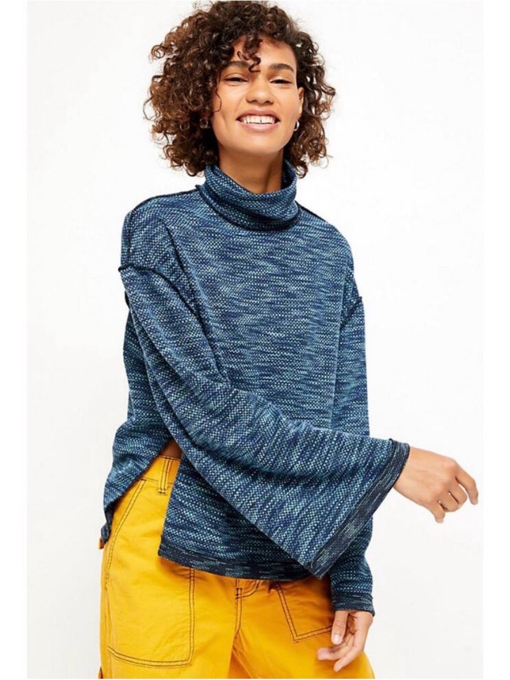 Free People Sunny Days Turtleneck Sweater